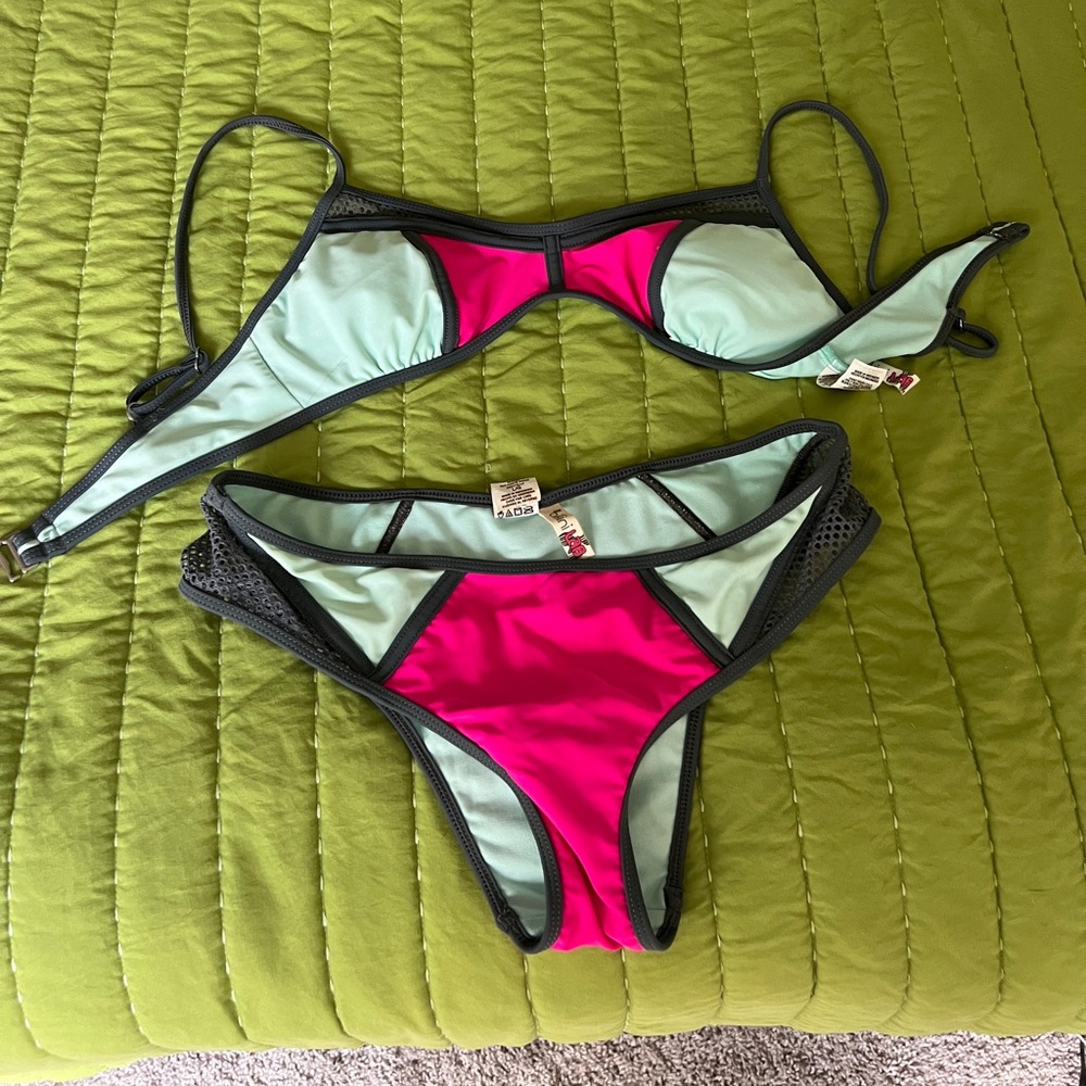 Bikini Lab color lock swimsuit